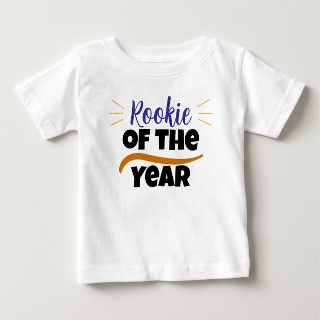 Rookie of the Year  – Cute Funny Kids  T Shirt (Framsida)