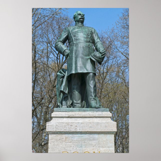 Roon Statue i Berlin Poster (Framsidan)