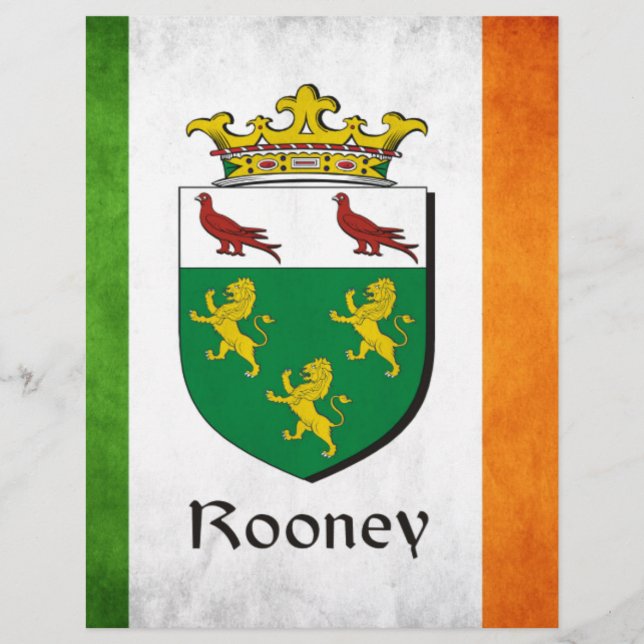 Rooney Irish Flagga (Framsida)