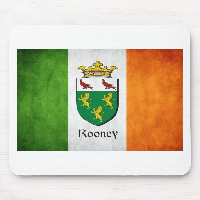 Rooney Irish Flagga Musmatta (Framsidan)