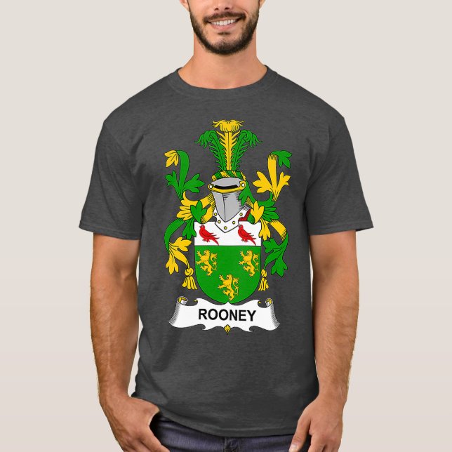 Rooney Jackar om Arm Family Crest T Shirt (Framsida)