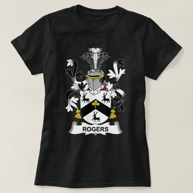 Rooney Jackar om Arm Family Crest T Shirt (Design framsida)