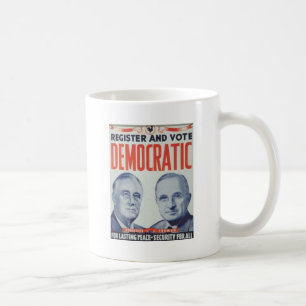 Roosevelt 1944 - Truman Kaffemugg