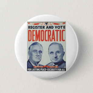 Roosevelt 1944 - Truman Knapp