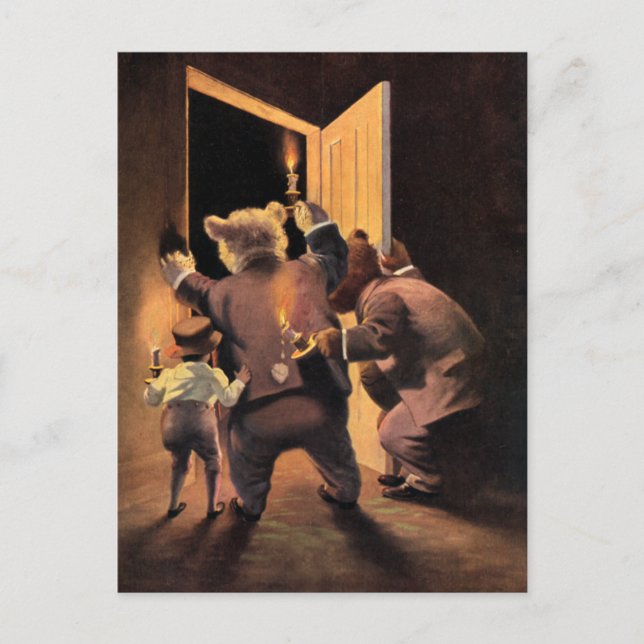 Roosevelt är Nallen Detectives Vykort (Framsida)