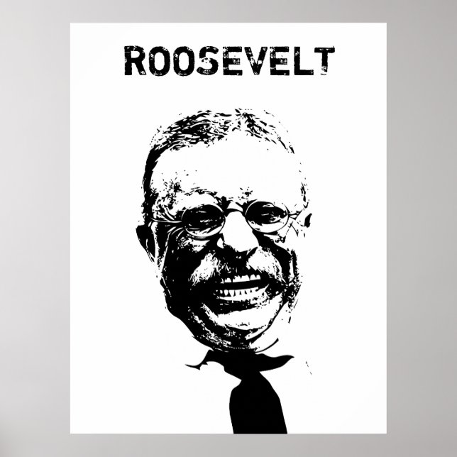 Roosevelt - Black and White Poster (Framsidan)