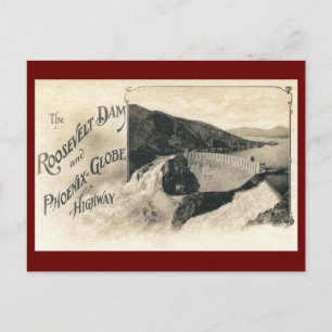 Roosevelt Dam Vintage Vykort