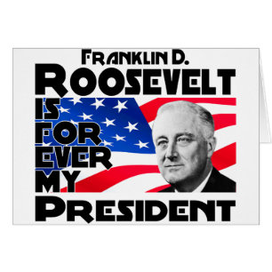 Roosevelt, F Forever Hälsningskort