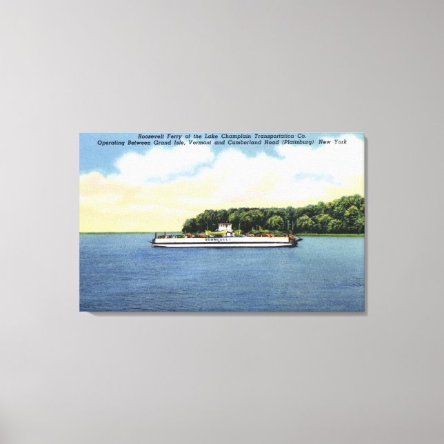Roosevelt Ferrys syn Canvastryck (Framsida)
