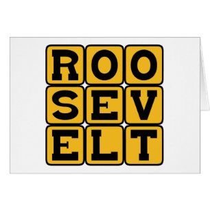 Roosevelt, Franklin eller Theodore Hälsningskort