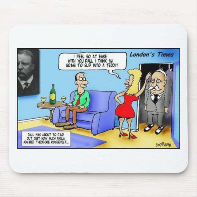 Roosevelt Funny Gifts Mugg m.fl. Musmatta (Framsidan)