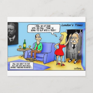 Roosevelt Funny Gifts Mugg m.fl. Vykort