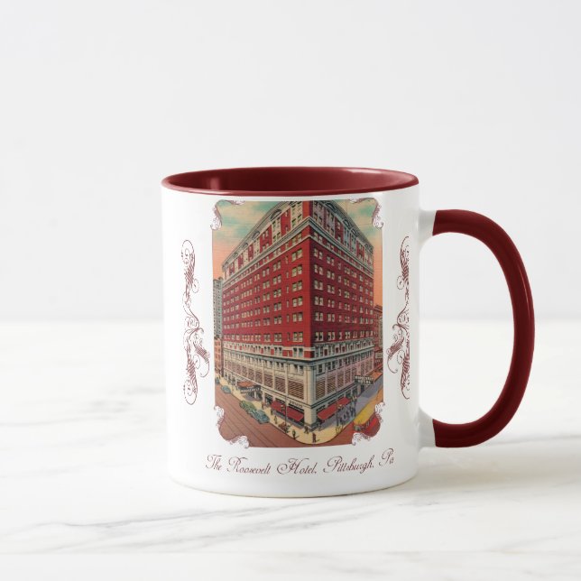 Roosevelt Hotel Vintage Coffee Mugg (Höger)