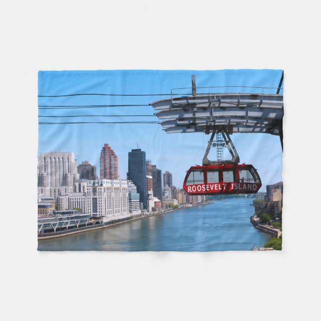 Roosevelt Island Tram Fleecefilt (Framsidan (Horisontell))