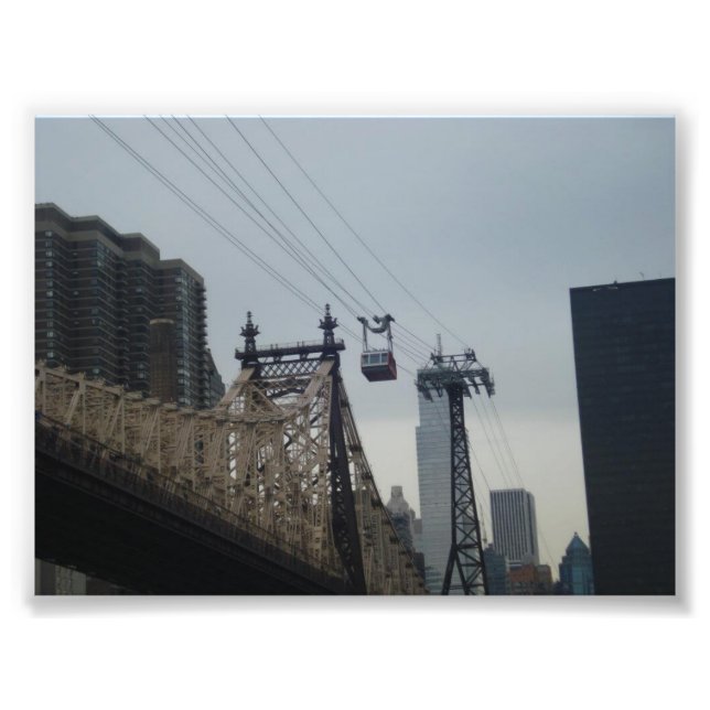 Roosevelt Island Tram Fototryck (Framsidan)