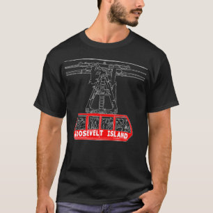 Roosevelt Island Tram Hand plockade New York T Shirt