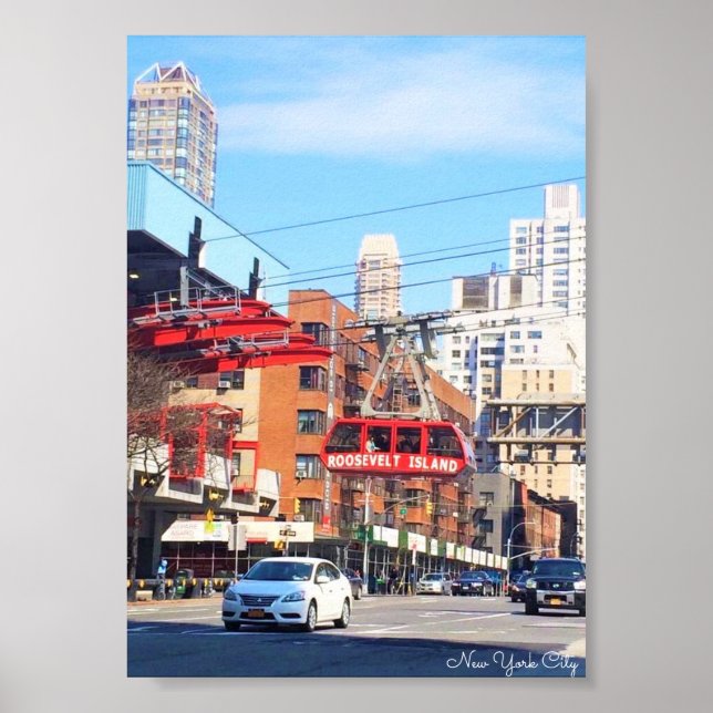 Roosevelt Island Tram Poster (Framsidan)