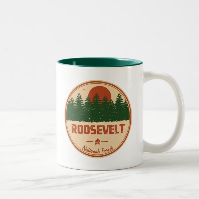 Roosevelt National Forest Två-Tonad Mugg (Höger)