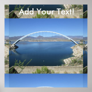 Roosevelt Sjö Arch Bridge Poster
