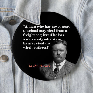 Roosevelt Theodore citerar berömden "teddy Rooseve Knapp