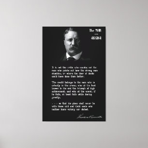 Roosevelts MAN i ARENA Tal 2 Canvastryck