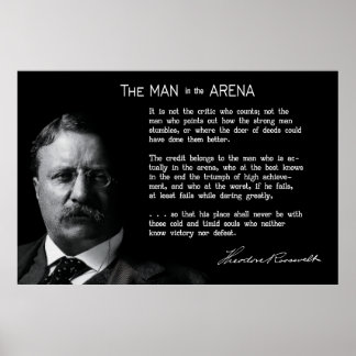Roosevelts MAN i ARENA Tal Poster