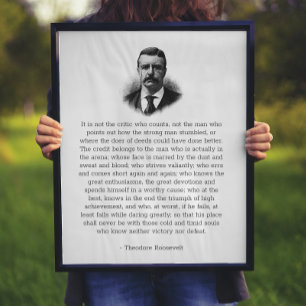 Roosevelts man på Arena Poster