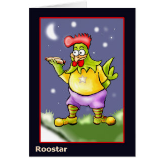 * Roostar med wienerkorven * Hälsningskort