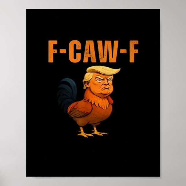 Rooster F-Caw-F Anti Classic Poster (Framsidan)