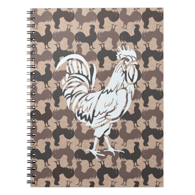 Rooster Journal Notebook Anteckningsbok (Framsidan)
