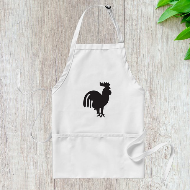 Rooster Silhouette Förkläde (Skapare uppladdad)