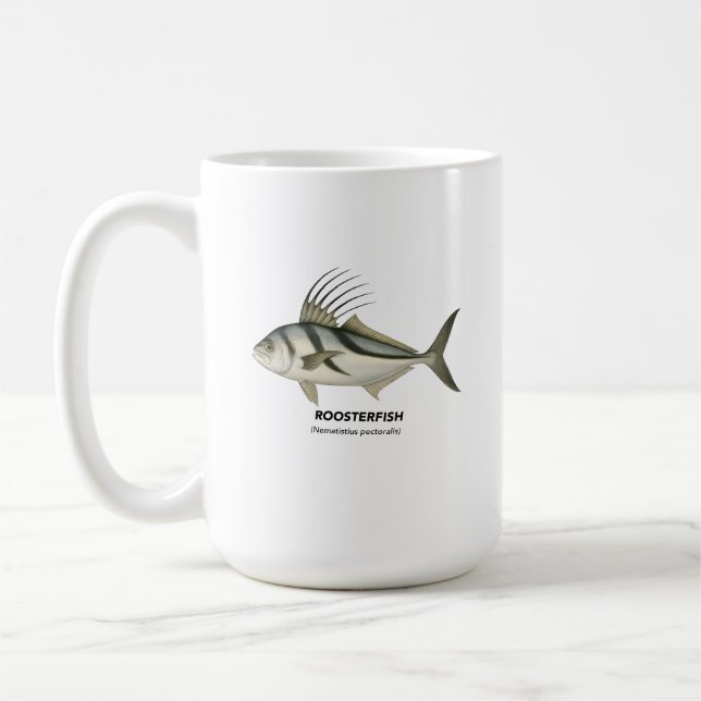 Roosterfish - California Marine Life Kaffemugg (Vänster)