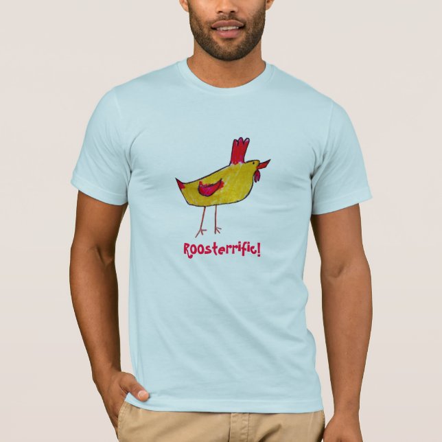 Roosterrific! Skjorta T-shirt (Framsida)