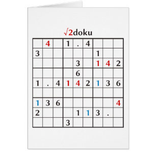 root2doku hälsningskort