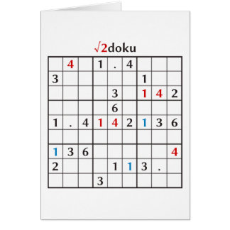 root2doku hälsningskort