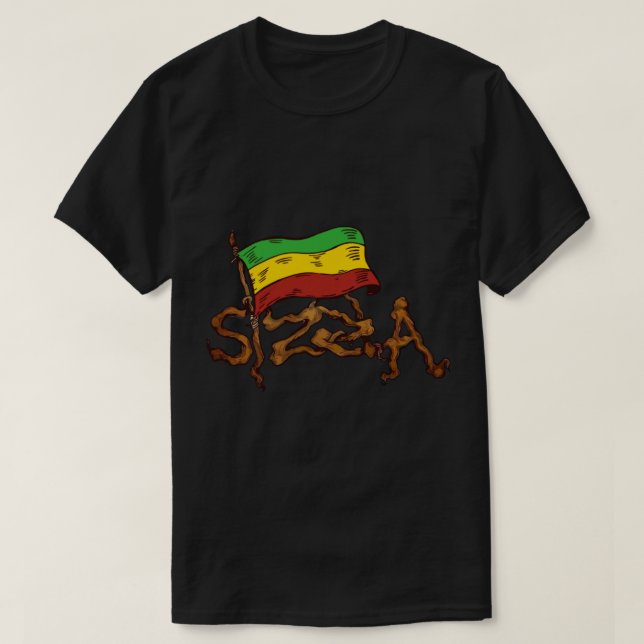 Root av Sizzla T-Shirt.png T Shirt (Design framsida)