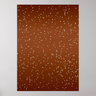 Root Beer med Små bubblor Background Art Poster