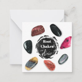 *~* Root Chakra Elixir AP64 Stones Anteckningskort