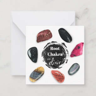 *~* Root Chakra Elixir AP64 Stones Anteckningskort