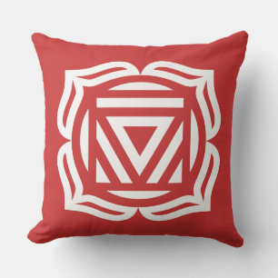 Root Chakra Energy Dekorativ kudde