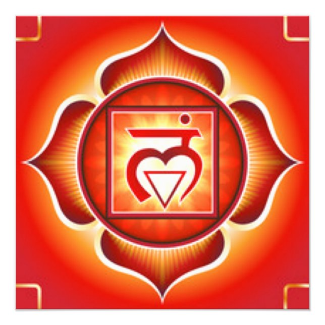 Root Chakra Fototryck (Framsidan)