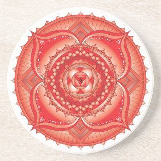 Root Chakra Light Mandala Underlägg