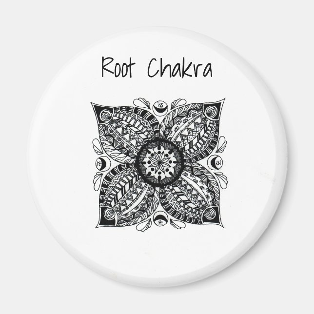 Root Chakra magnet (Framsidan)