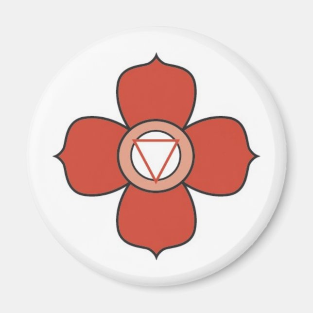 Root Chakra Magnet (Framsidan)
