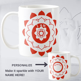 Root Chakra Muladhara Red Mandala Mugg