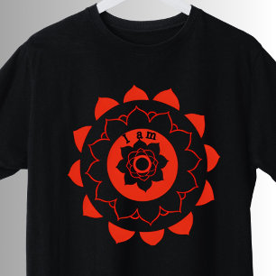 Root Chakra Muladhara Red Mandala Yogi T Shirt