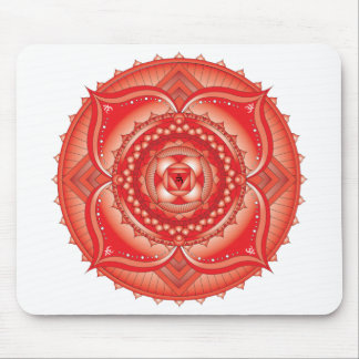 Root Chakra Red Mandala Mouse Pad Musmatta