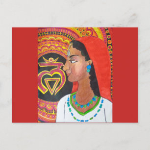 Root Chakra-vykort (Lam) Vykort