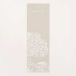 Root Down Deep Livets träd Mandala Design - Sand