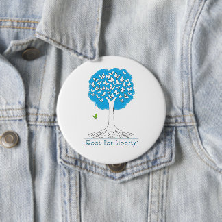 Root for Liberty Button 4-tums Huge Knapp